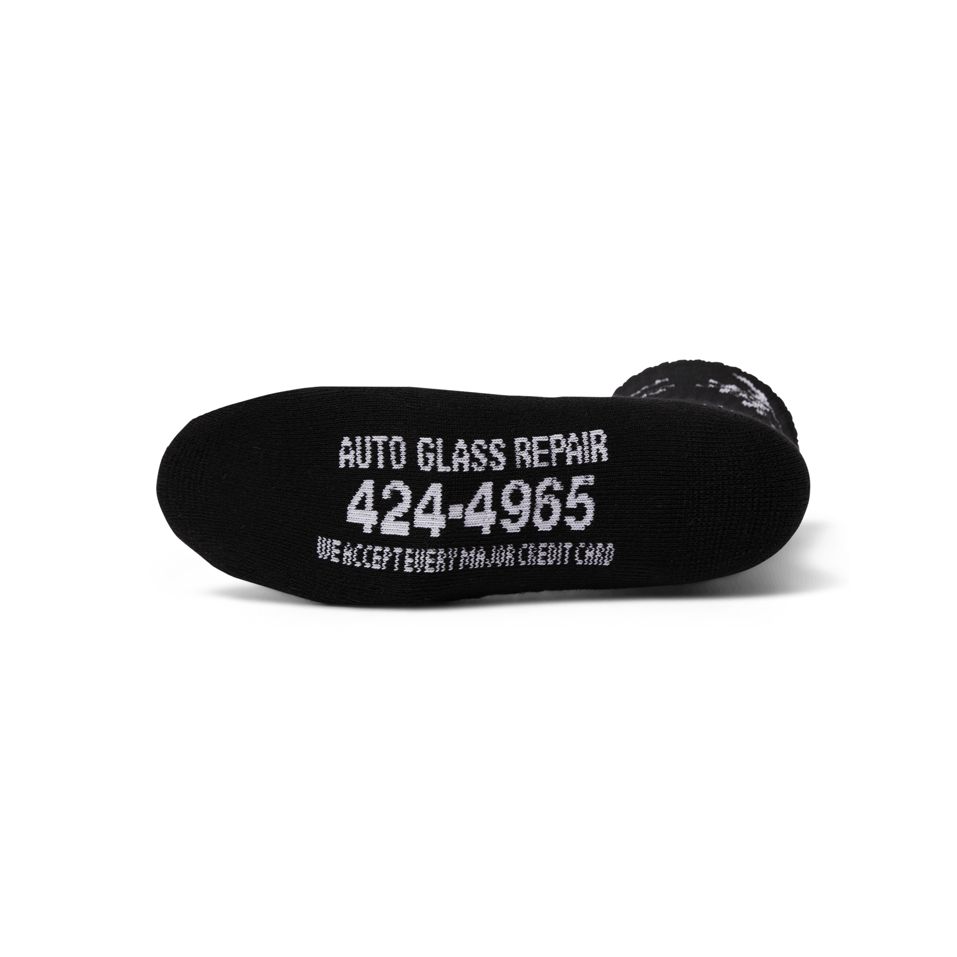 HUF Auto Glass Crew Sock Black