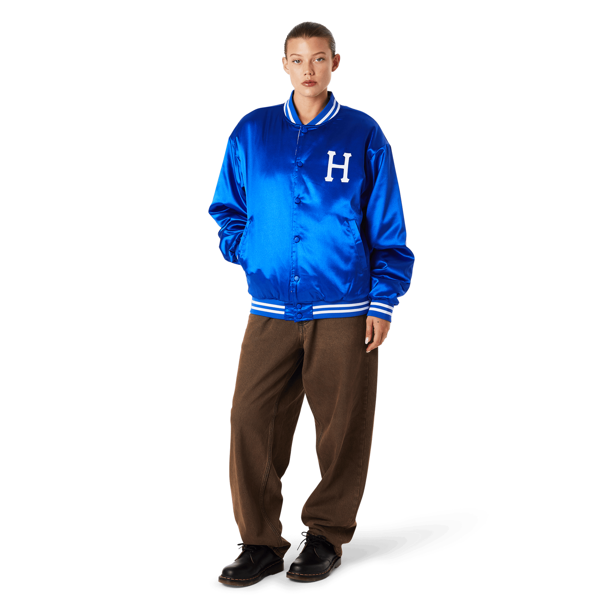 HUF Back 2 Back Reversible Jacket Blue/White