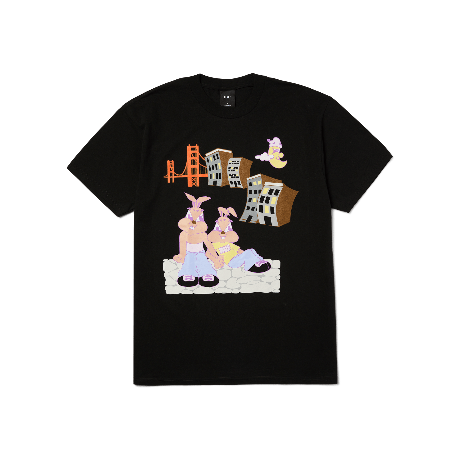 HUF Bae View T-Shirt Black