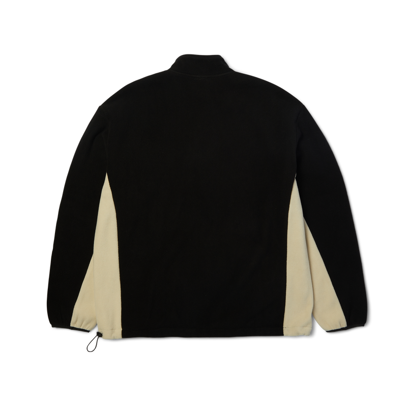 HUF Basecamp Quarter-Zip Polar Fleece Black