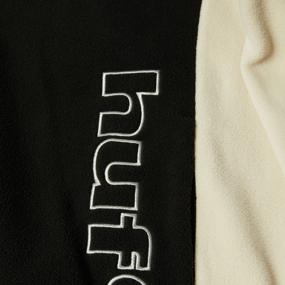 HUF Basecamp Quarter-Zip Polar Fleece Black