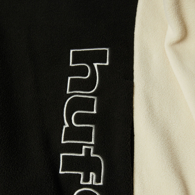 HUF Basecamp Quarter-Zip Polar Fleece Black