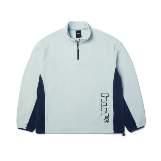 HUF Basecamp Quarter-Zip Polar Fleece Sky Blue