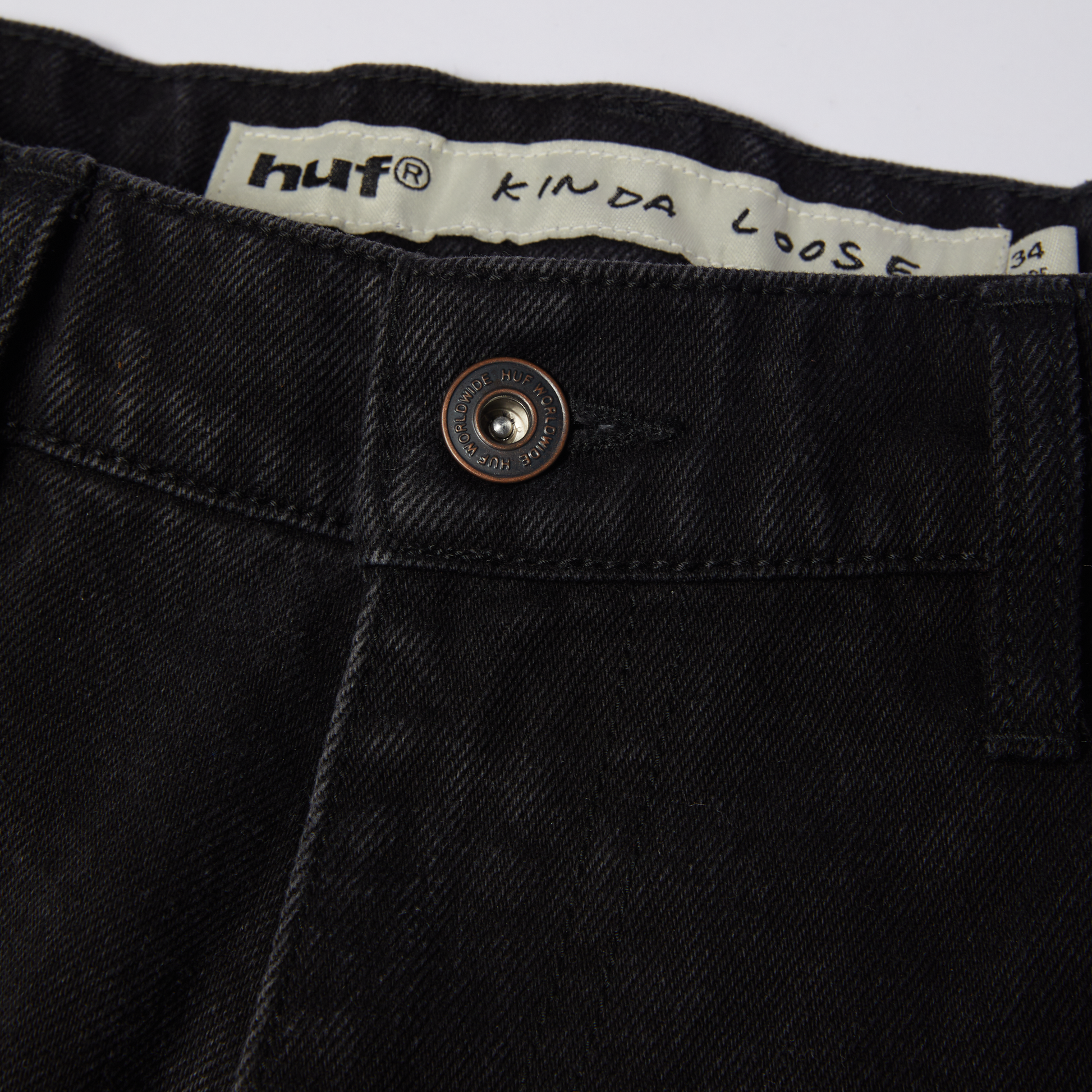 HUF Basic Ass Jeans Black Tint
