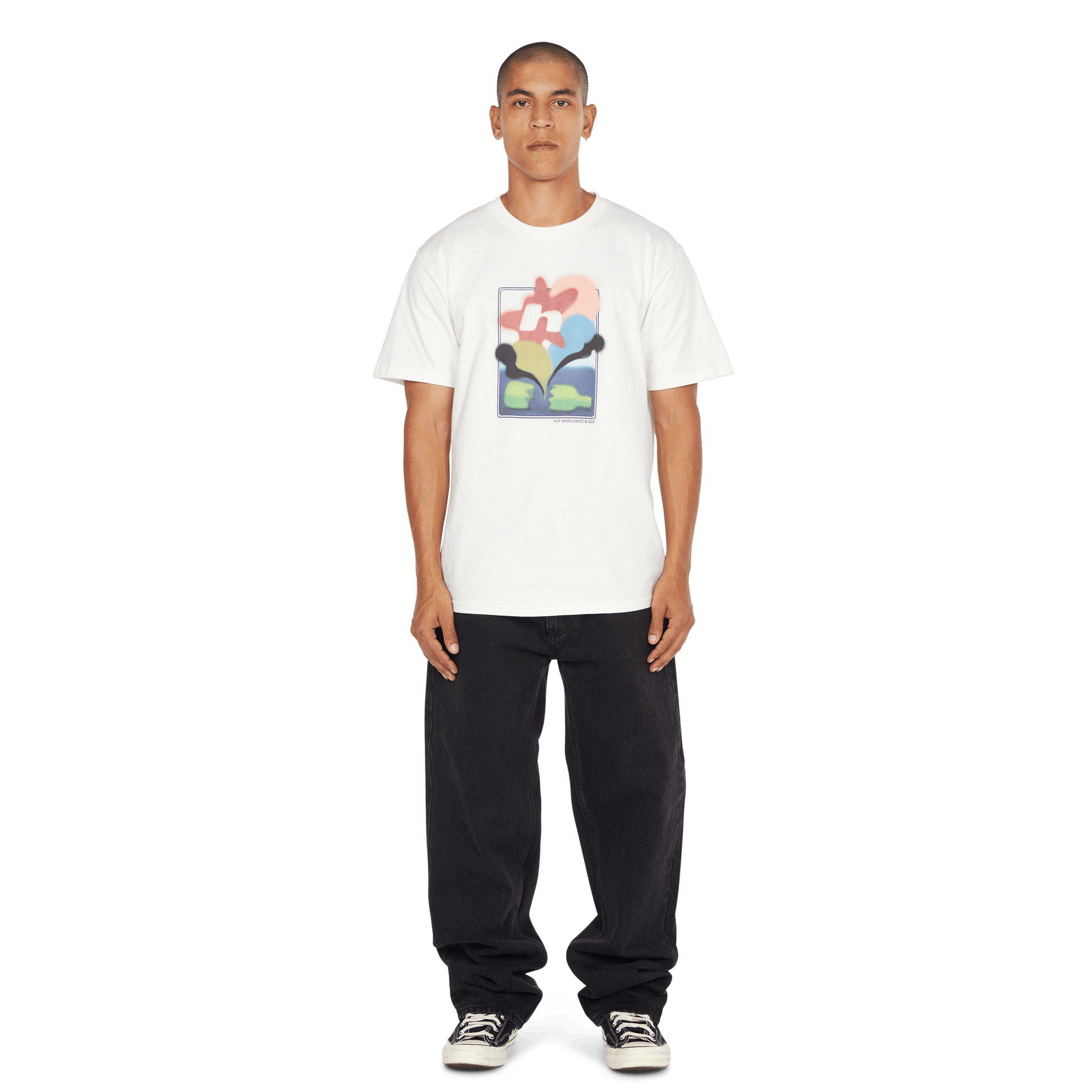 Huf Basic Ass Jeans Faded Black