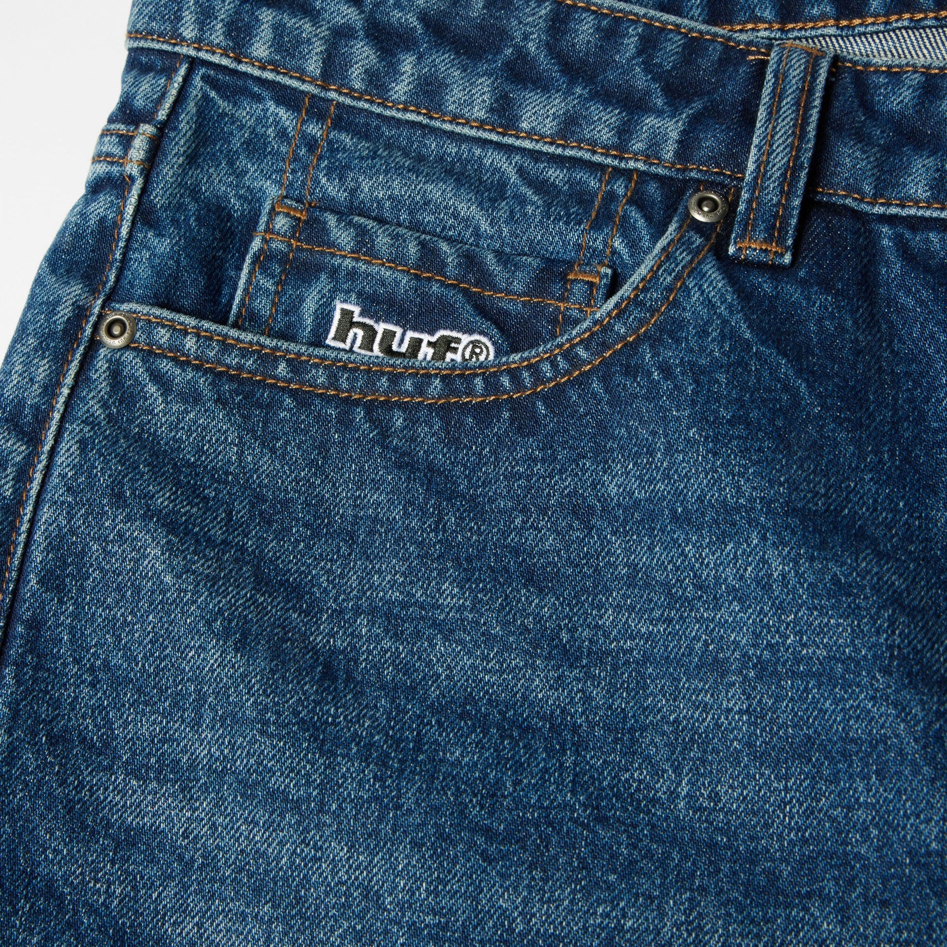 HUF Basic Ass Jeans Medium Stone Wash