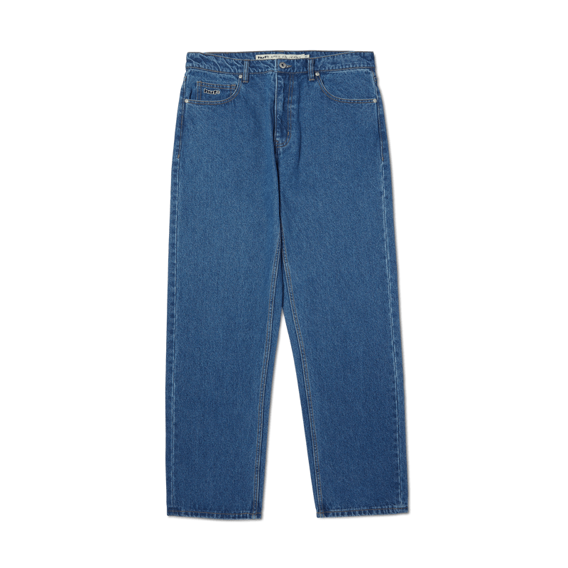 Huf Basic Ass Jeans Stone Wash Indigo