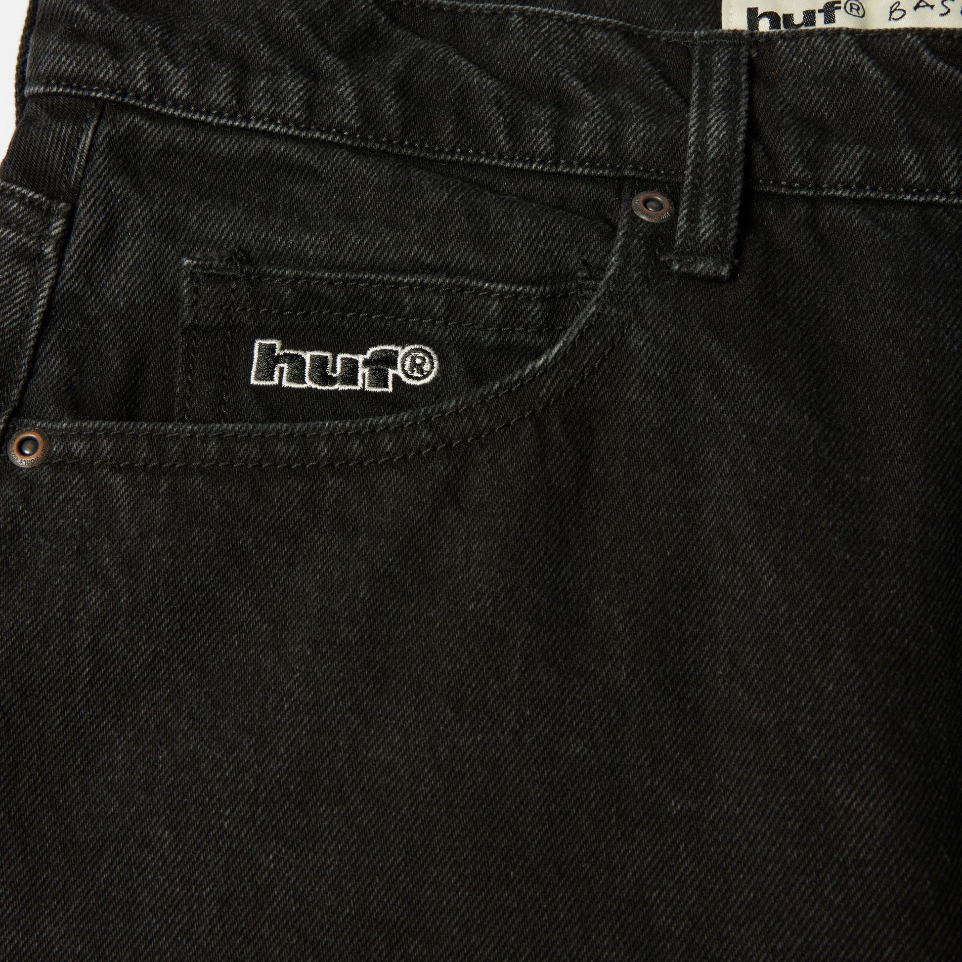 HUF Basic Ass Jeans Washed Black