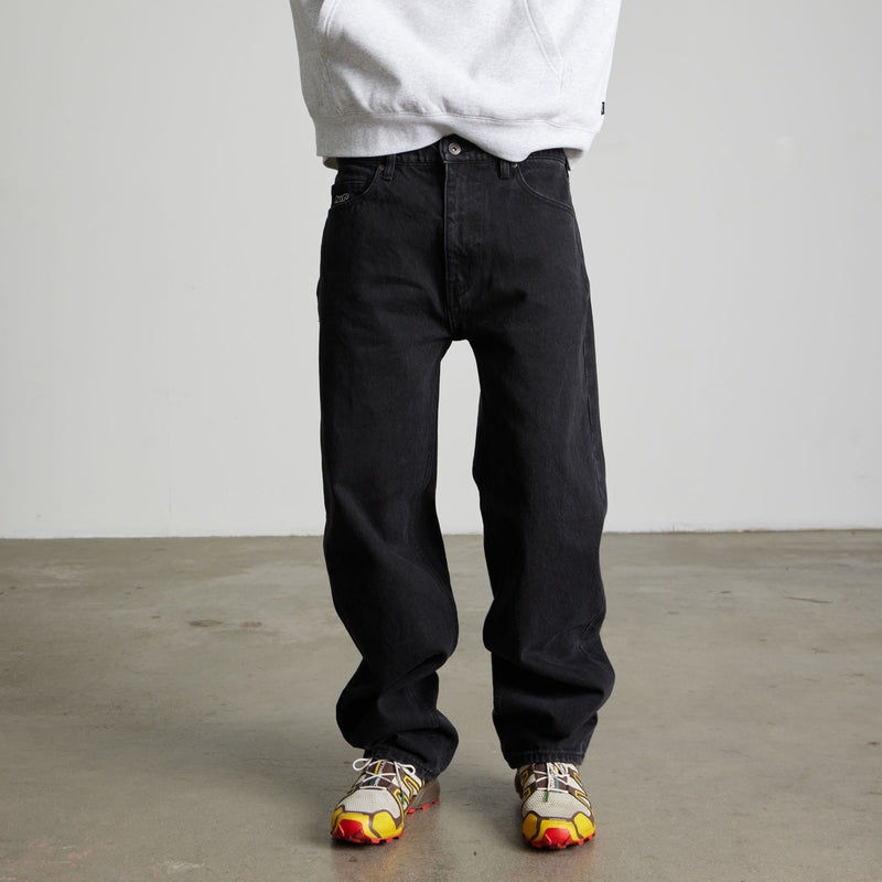 HUF Basic Ass Jeans Washed Black