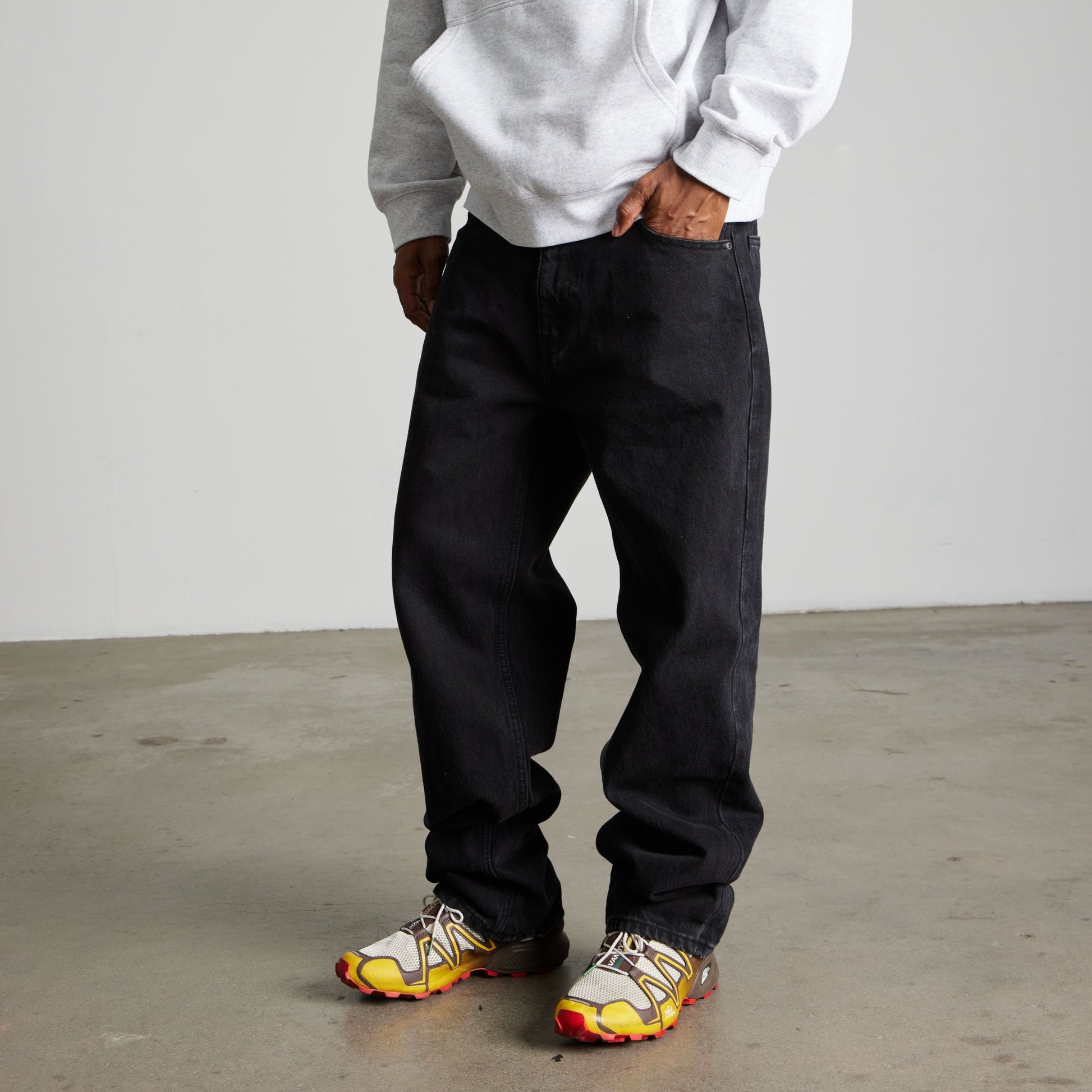 HUF Basic Ass Jeans Washed Black