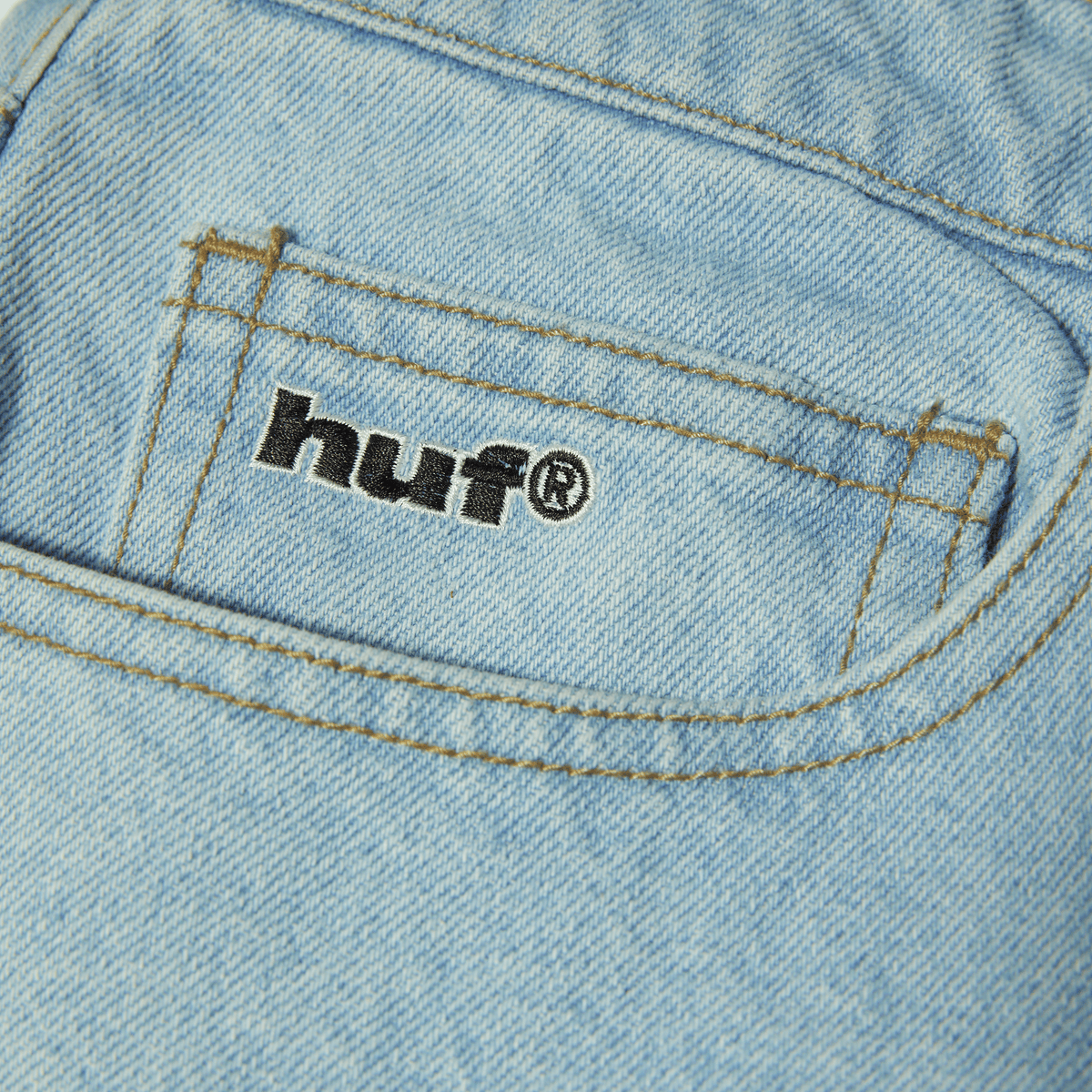 Huf Basic Ass Jeans Stone Wash Indigo
