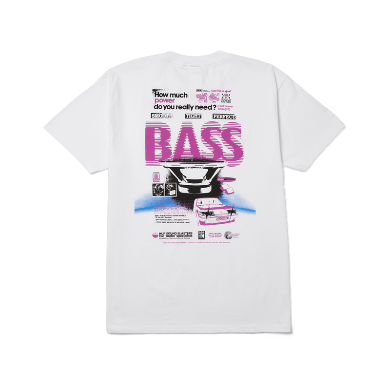 HUF Bass Power T-Shirt White
