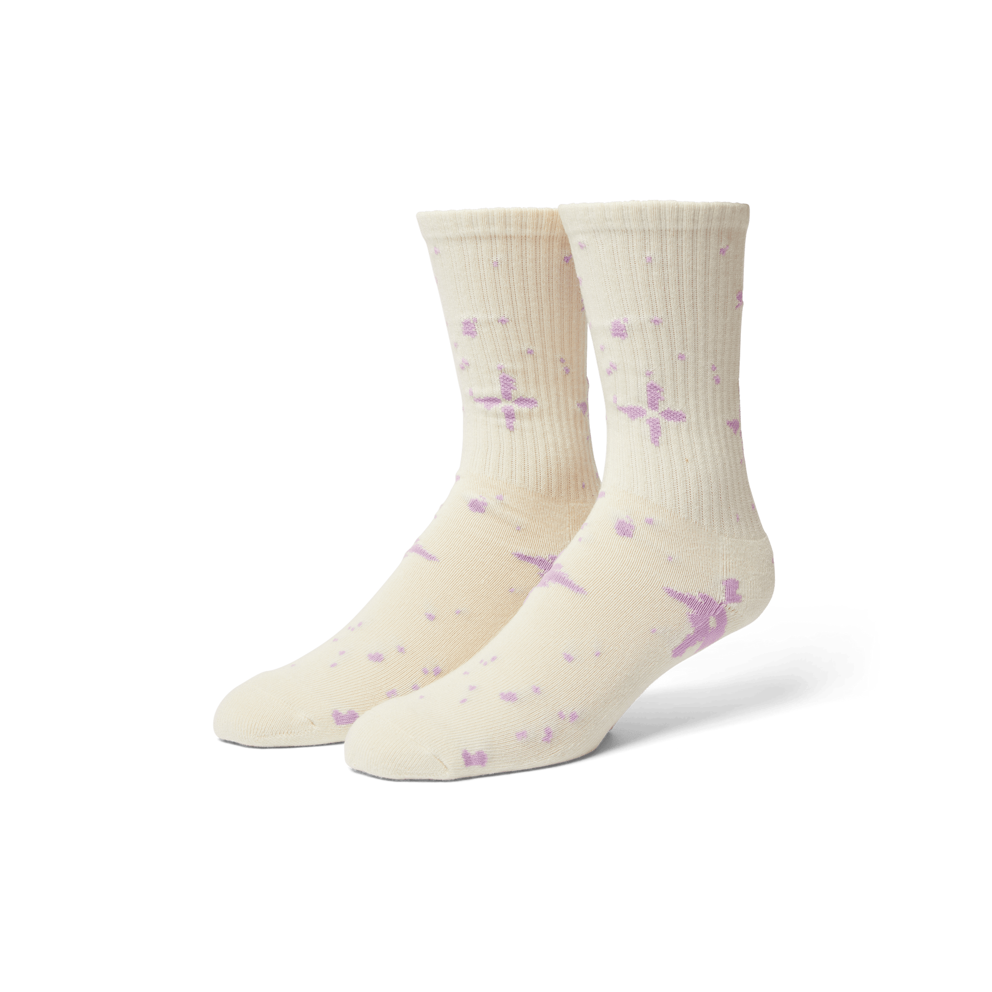 HUF Be Mine Crew Sock Natural