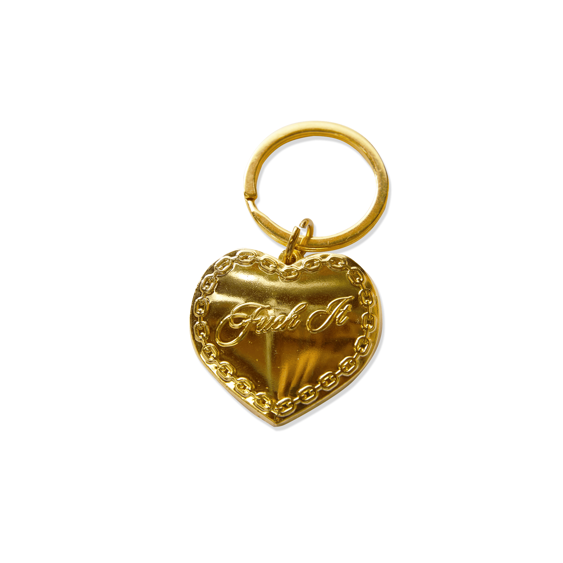 HUF Be Mine Keychain Gold