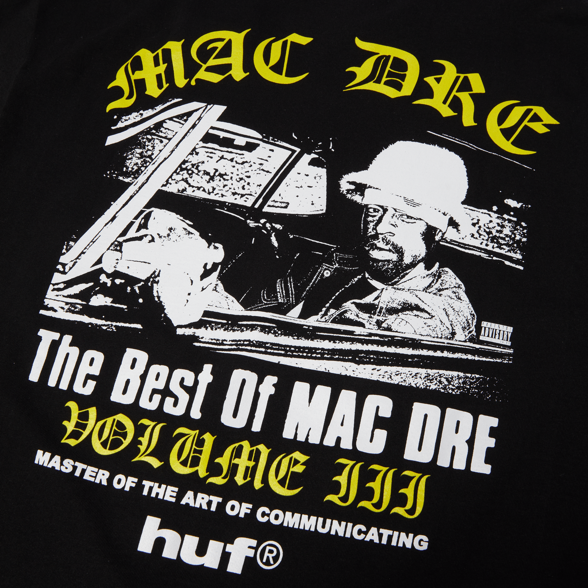 Huf x Mac Dre Best Of T-Shirt Black