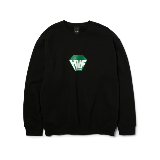 HUF Big Block Crewneck Sweatshirt Black