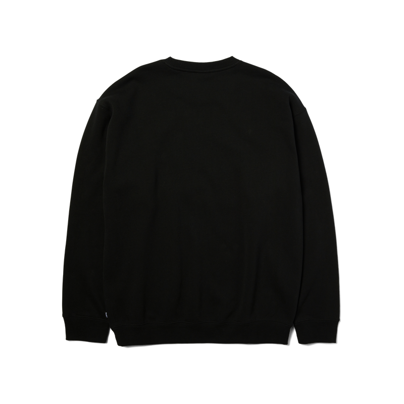 HUF Big Block Crewneck Sweatshirt Black