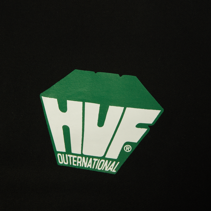 HUF Big Block Crewneck Sweatshirt Black