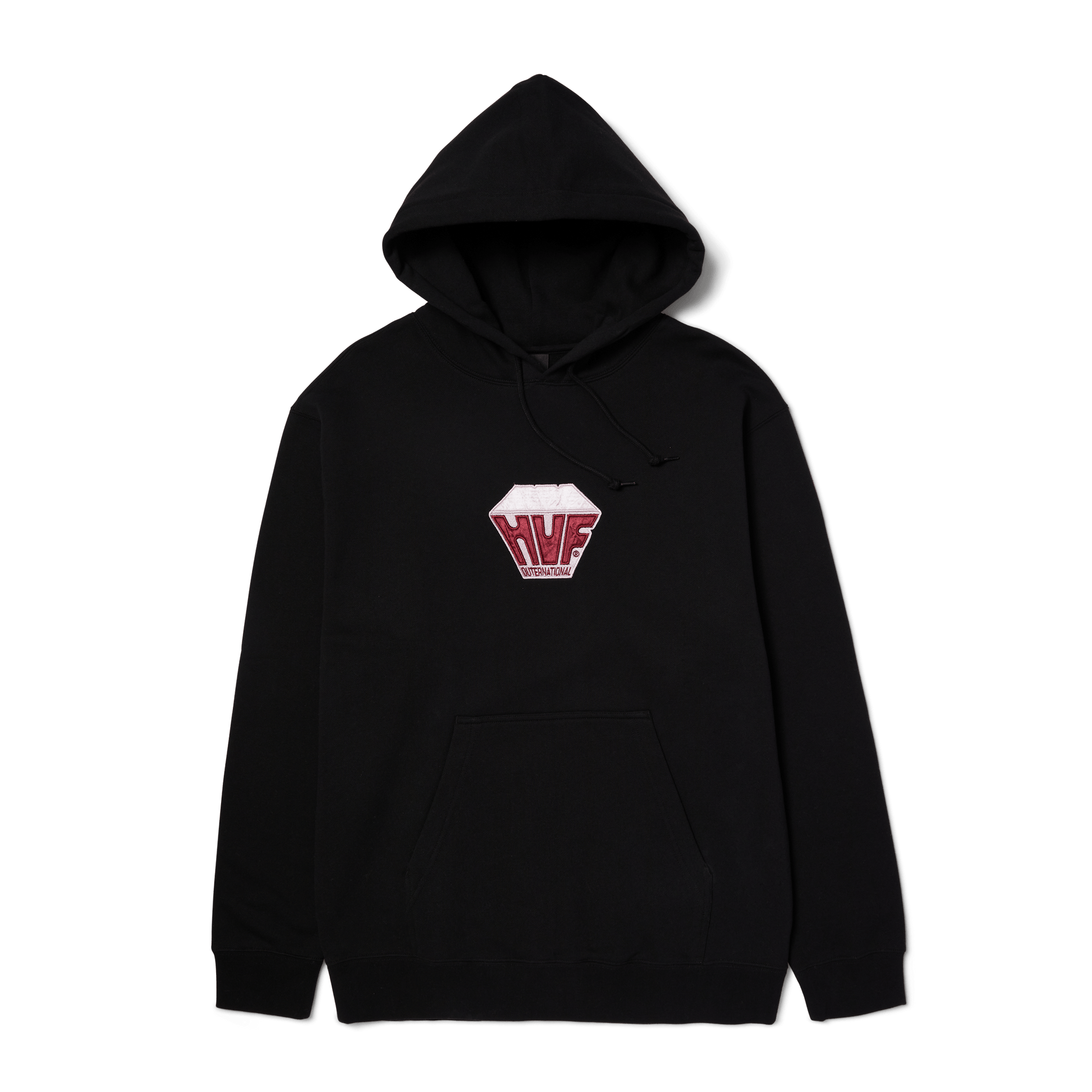 HUF Big Block Pullover Hoodie Black