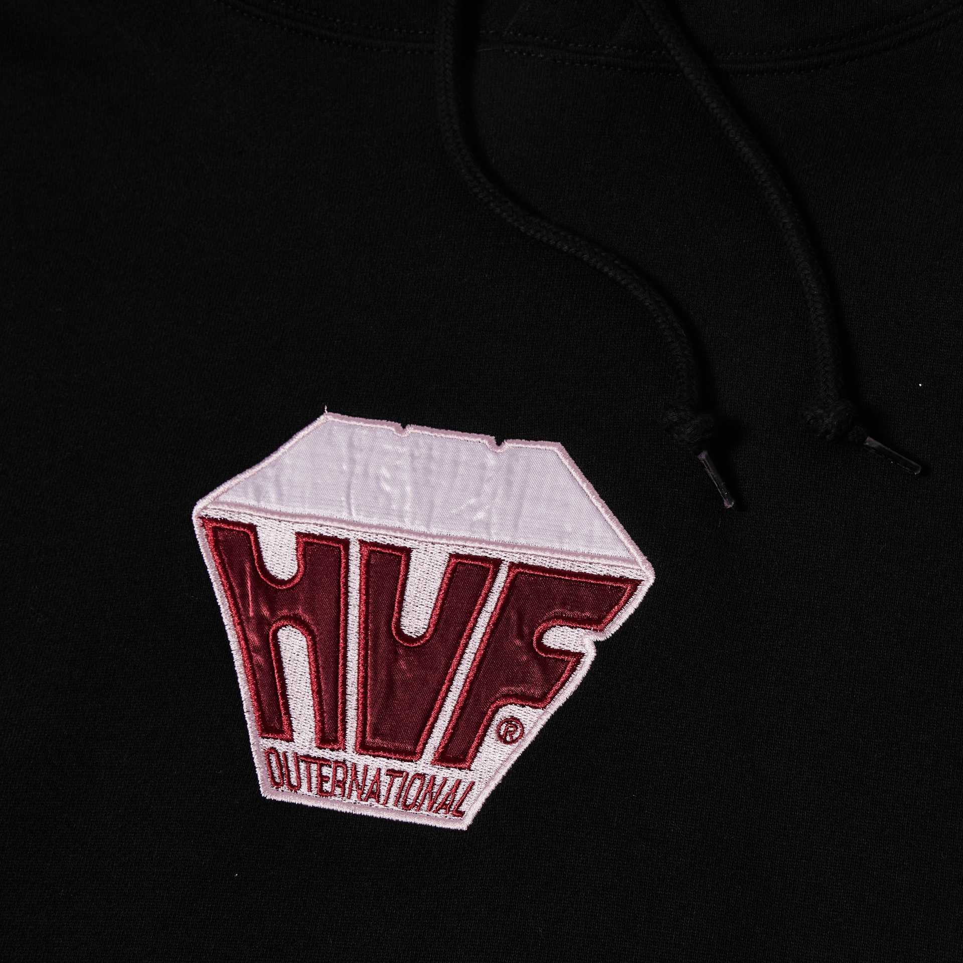 HUF Big Block Pullover Hoodie Black