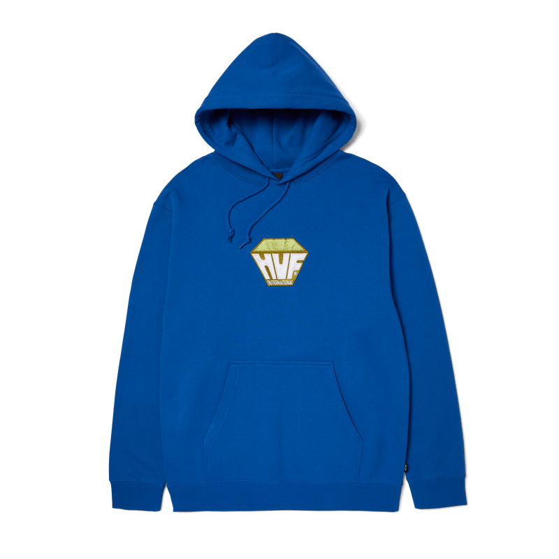 HUF Big Block Pullover Hoodie Cobalt Blue