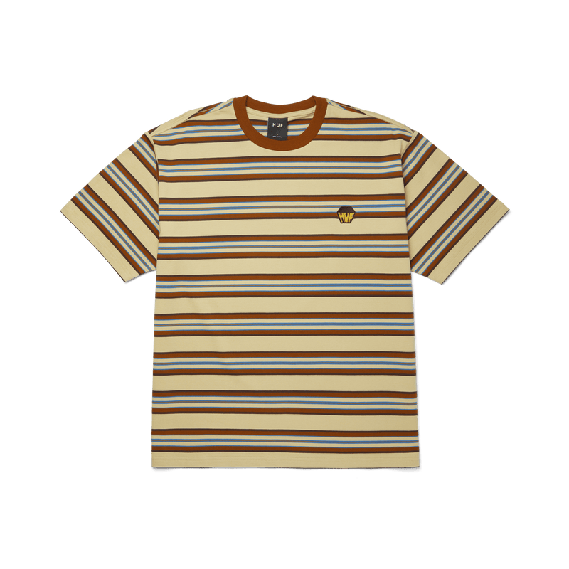 HUF Big Block Stripe Boxy Top Clay