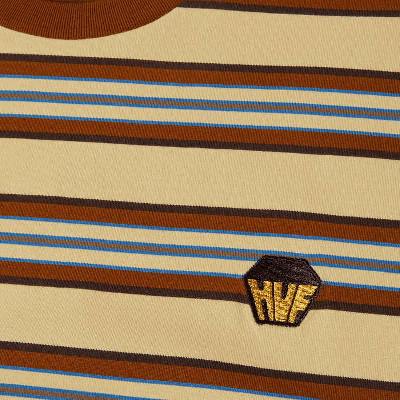 HUF Big Block Stripe Boxy Top Clay