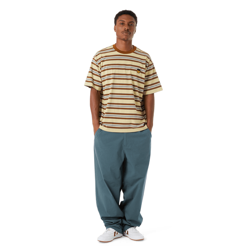 HUF Big Block Stripe Boxy Top Clay