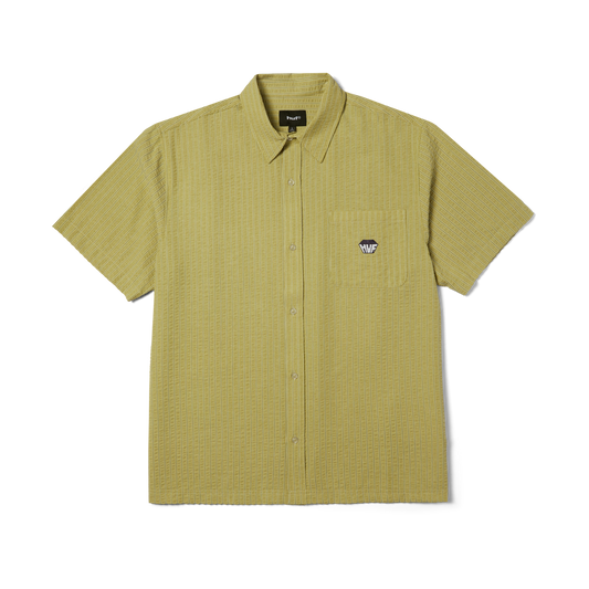 HUF Big Block Striped Shirt Dried Herb