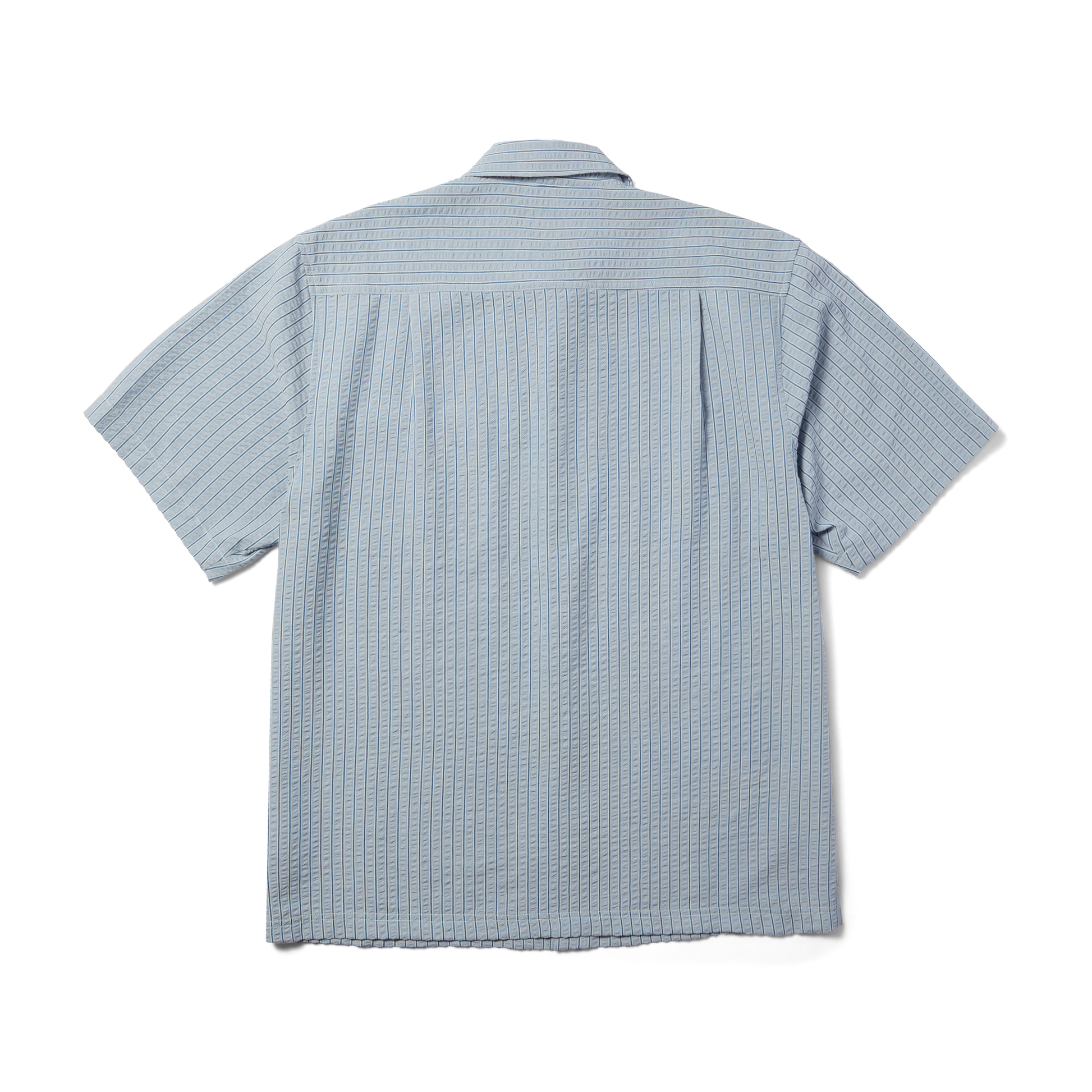 HUF Big Block Striped Shirt Light Blue