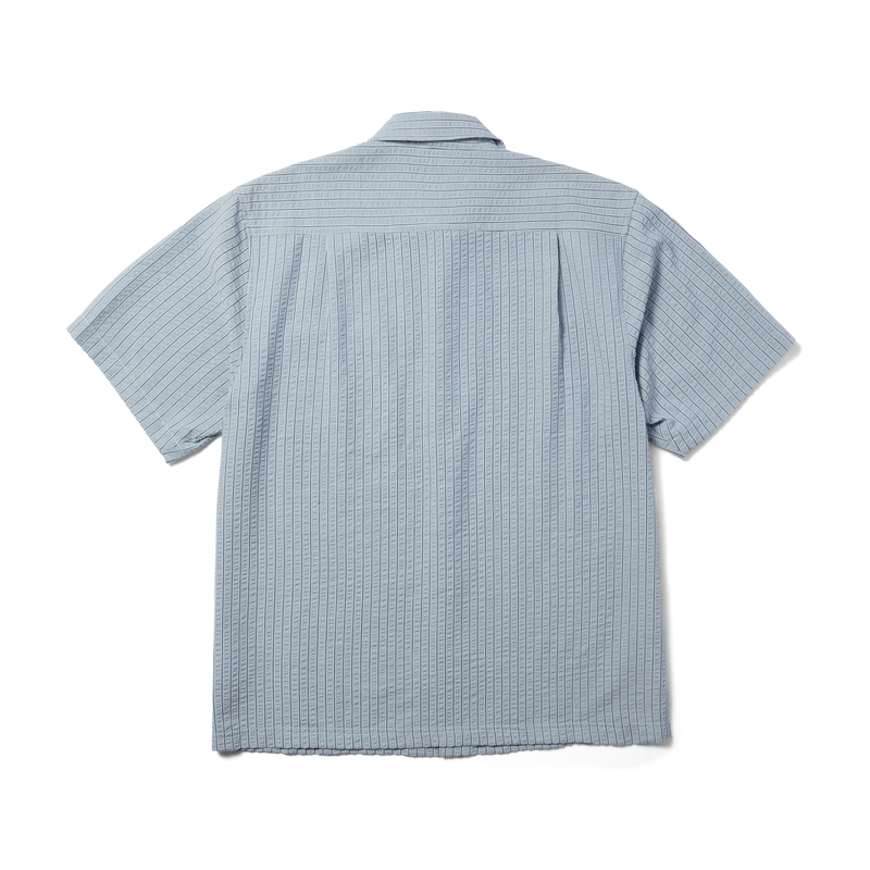 HUF Big Block Striped Shirt Light Blue