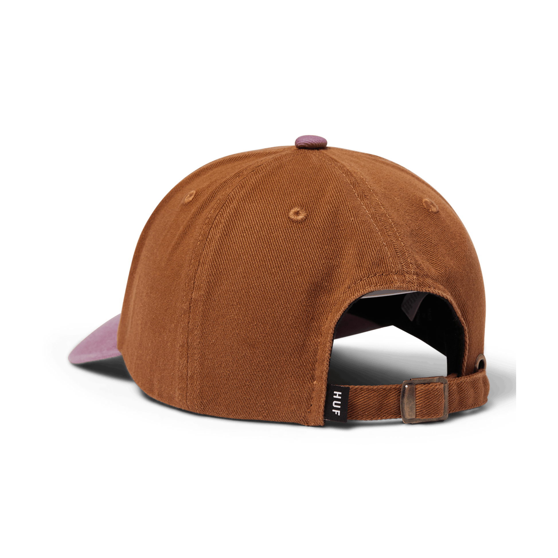 HUF Big Block Washed 6 Panel Cv Hat Brown