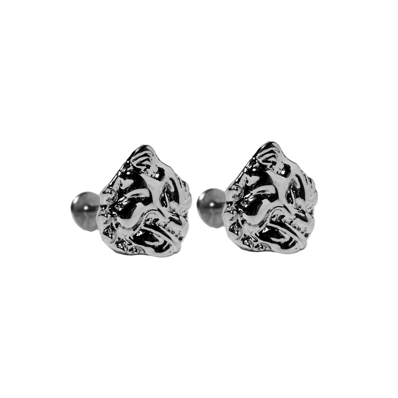 HUF Big Dawg Earrings Silver