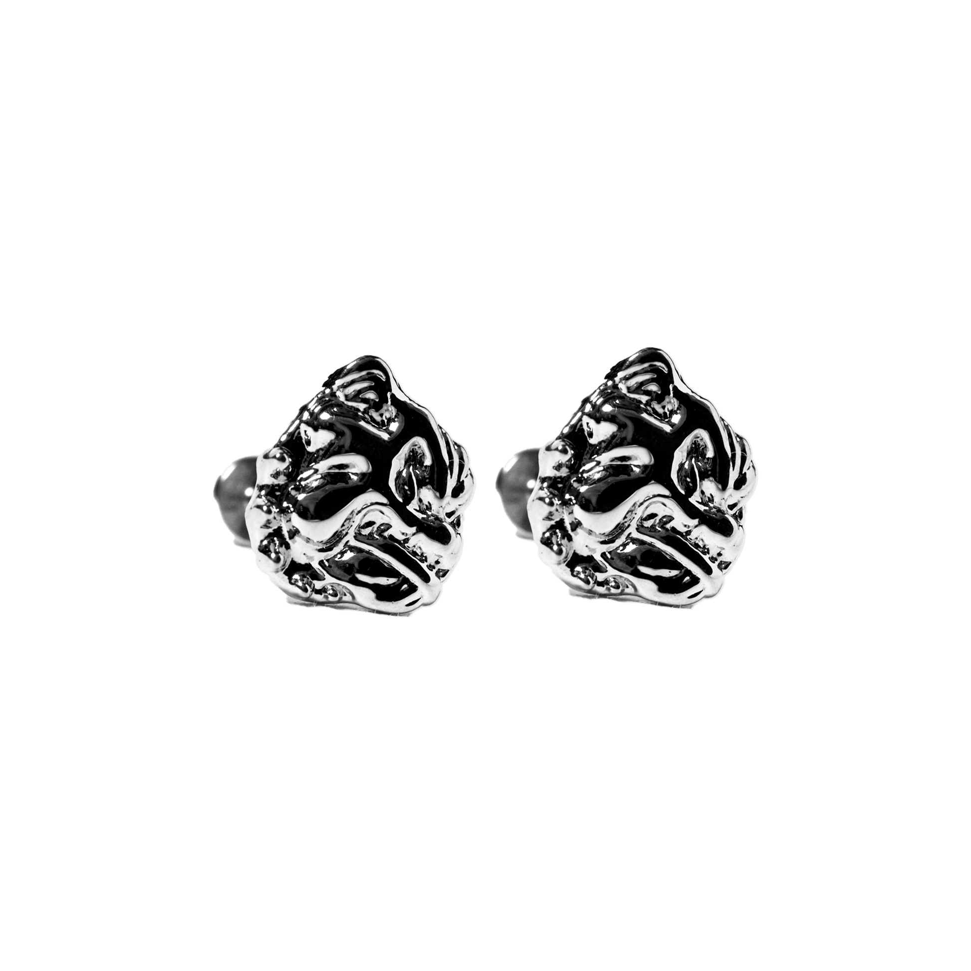 HUF Big Dawg Earrings Silver