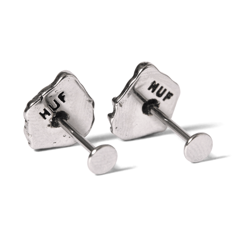 HUF Big Dawg Earrings Silver