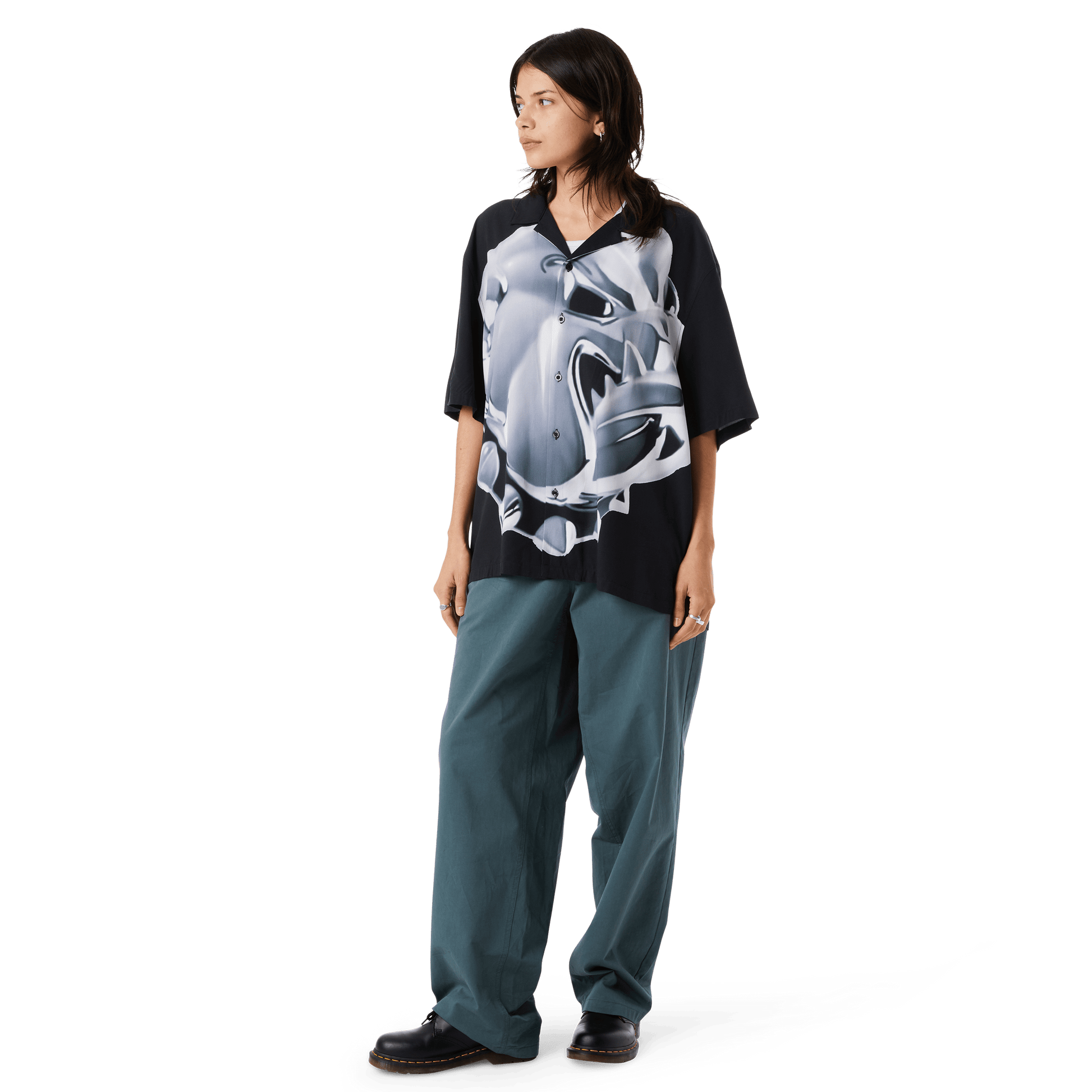 HUF Big Dawg Resort Shirt Black
