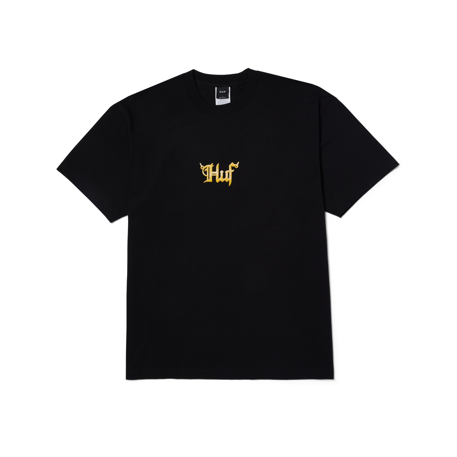 HUF Big H T-Shirt Black