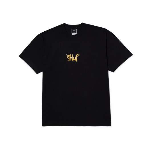 HUF Big H T-Shirt Black