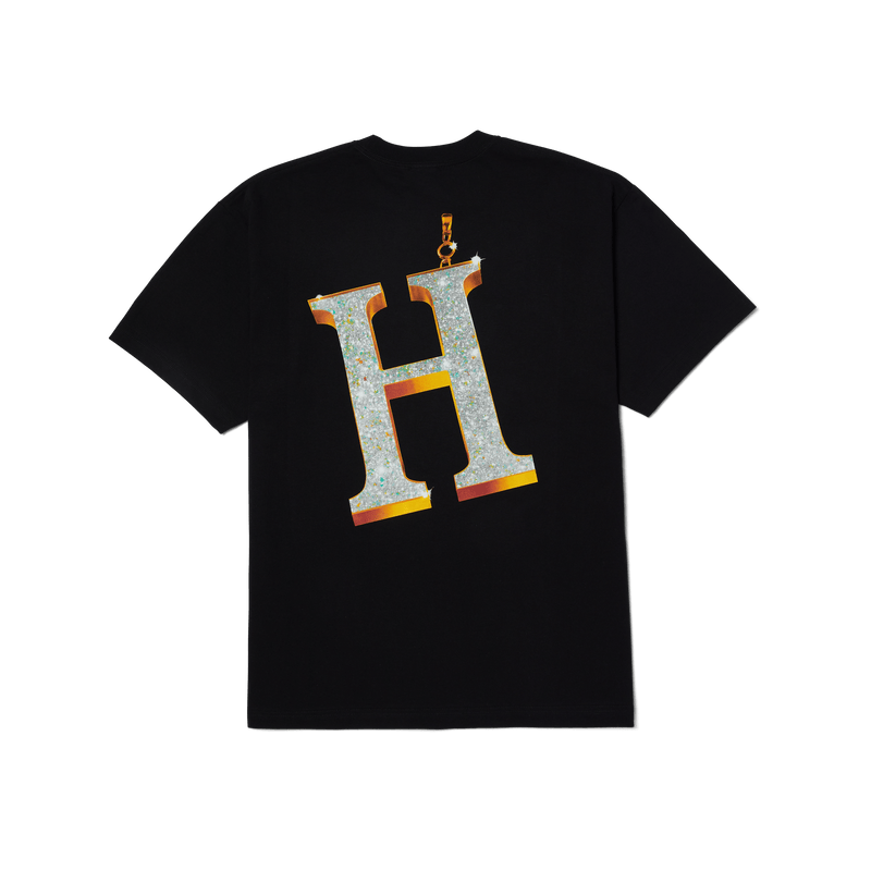 HUF Big H T-Shirt Black