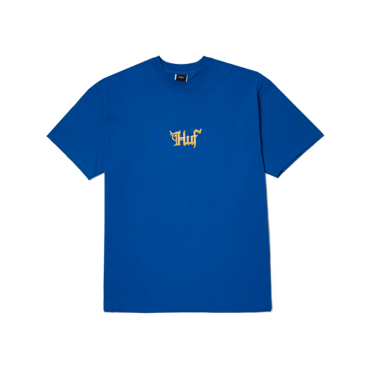 HUF Big H T-Shirt Cobalt Blue