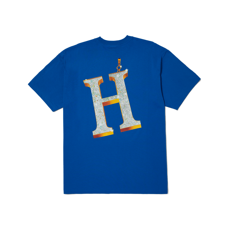 HUF Big H T-Shirt Cobalt Blue