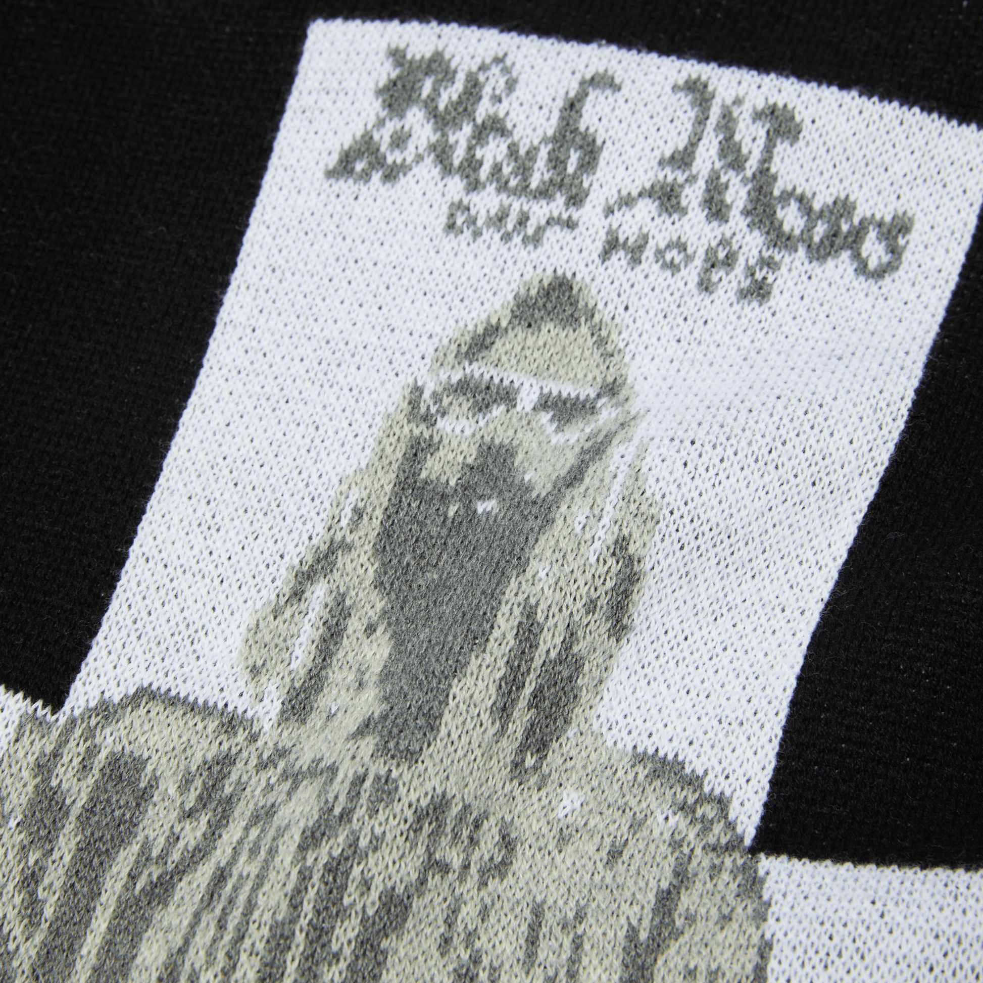 HUF Black Moses Knit Sweater Black