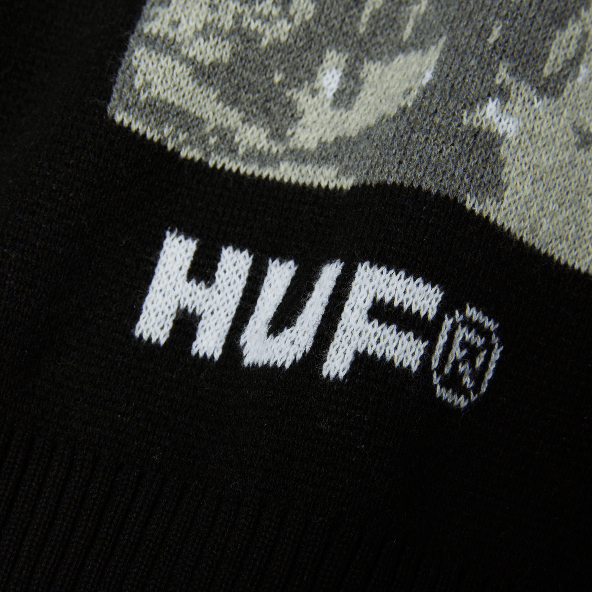HUF Black Moses Knit Sweater