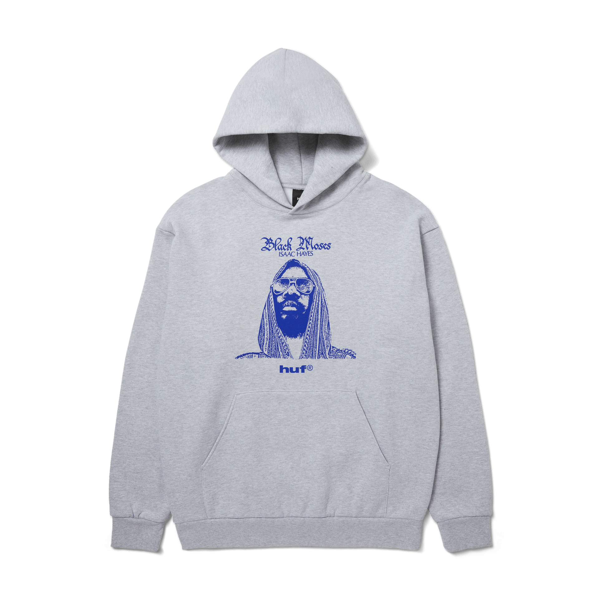 HUF Black Moses Heavyweight Pullover Hoodie Ash