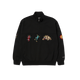 HUF Bledsoe Quarter Zip Fleece Black