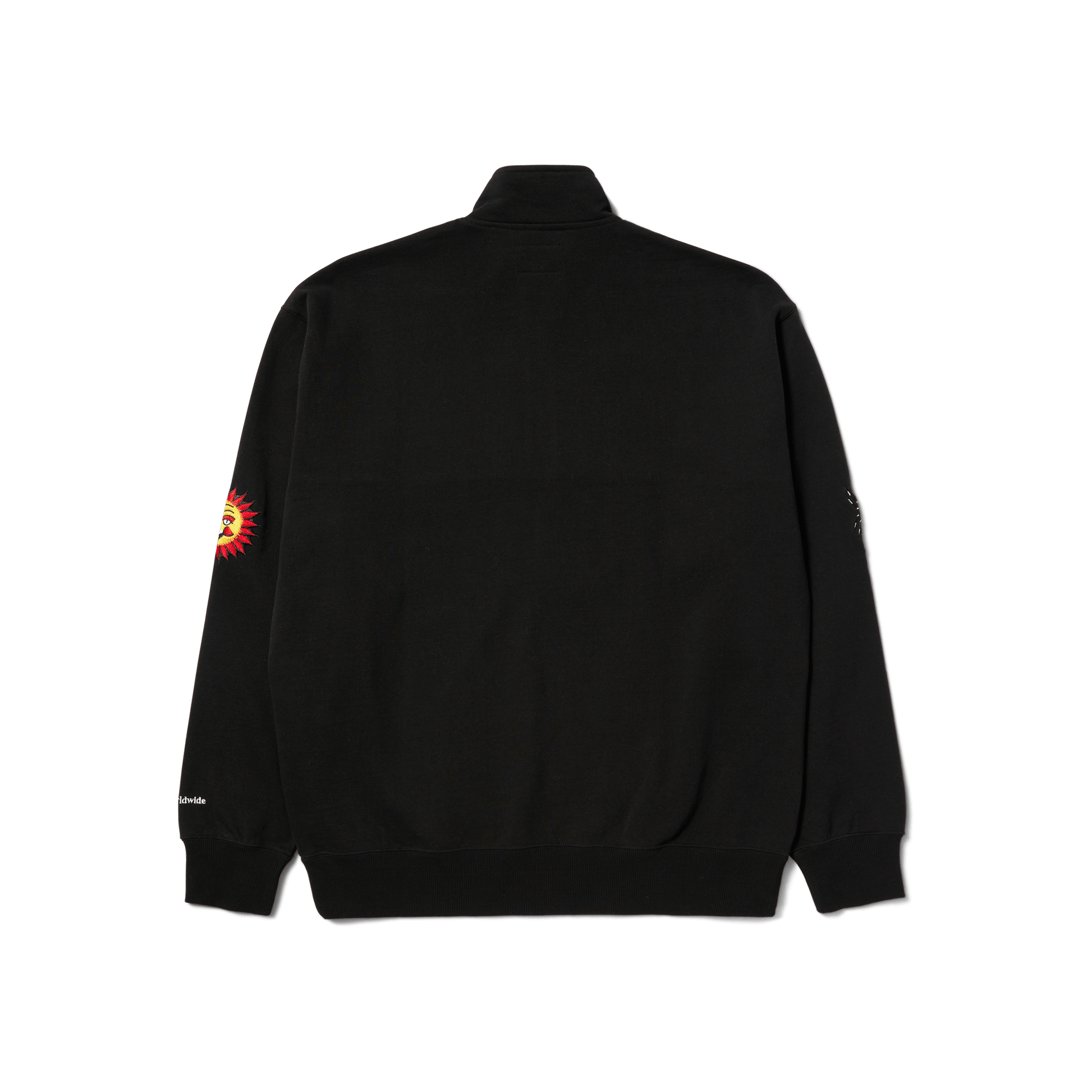 HUF Bledsoe Quarter Zip Fleece Black