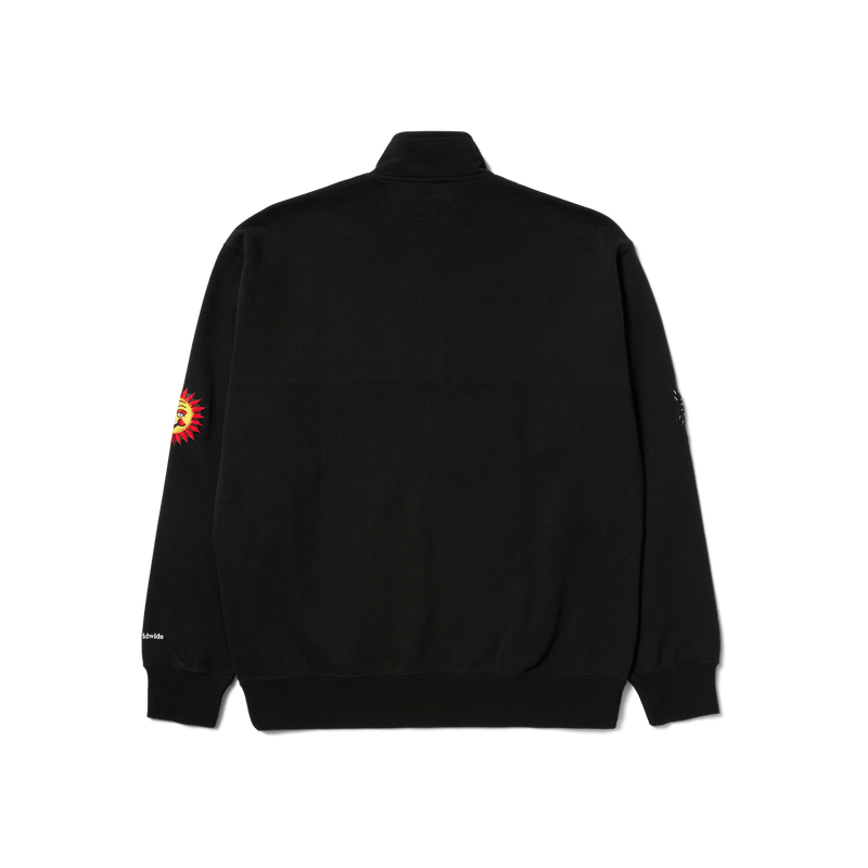 HUF Bledsoe Quarter Zip Fleece Black