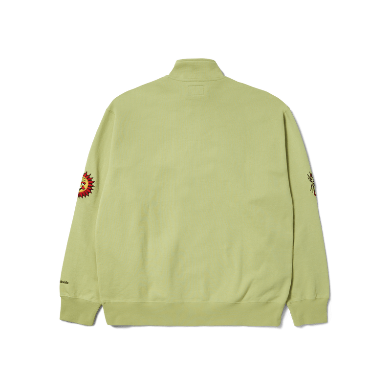 HUF Bledsoe Quarter Zip Fleece Pistachio