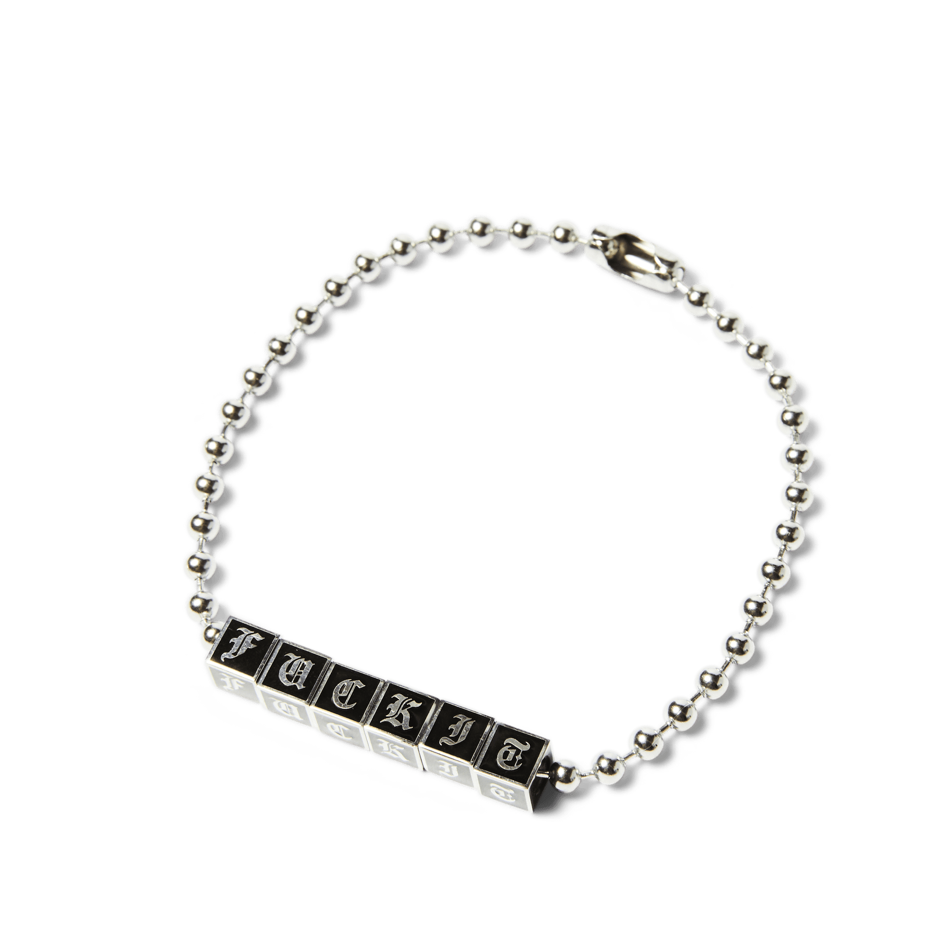 Huf Blocks Bracelet Silver