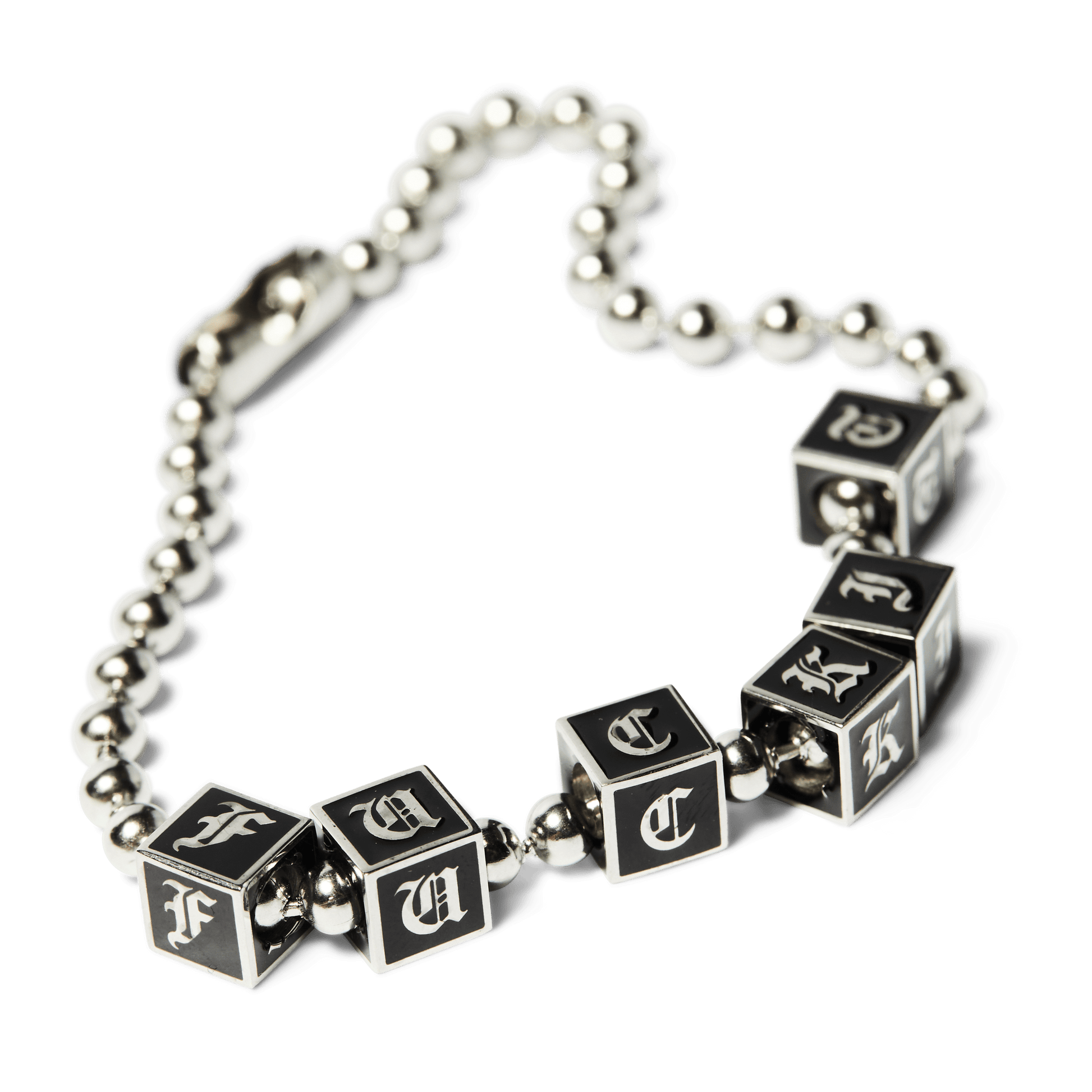 Huf Blocks Bracelet Silver